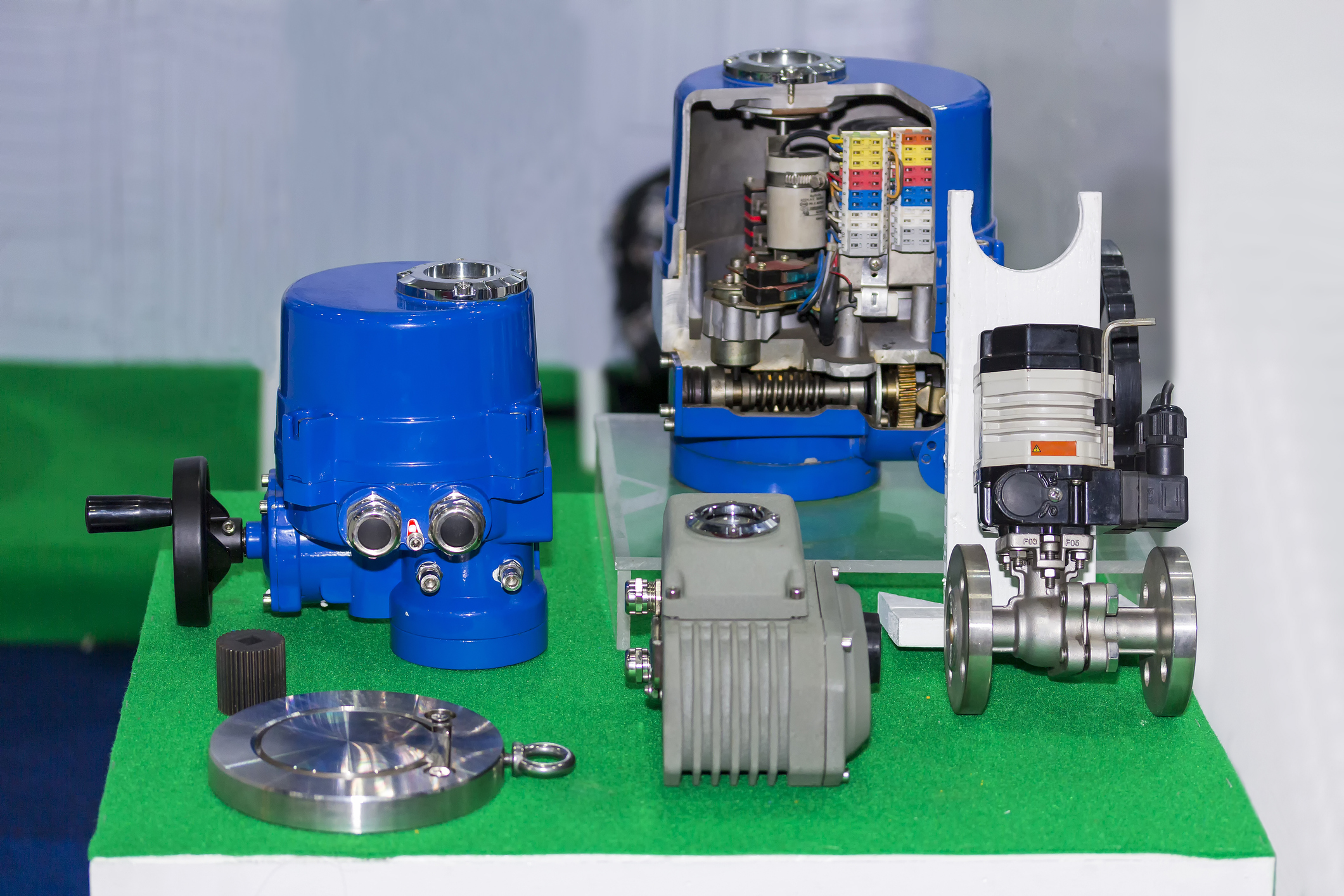 Industrial control valves and actuators